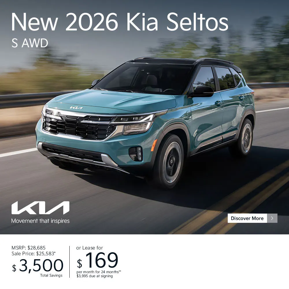 New 2026 Kia Seltos S AWD