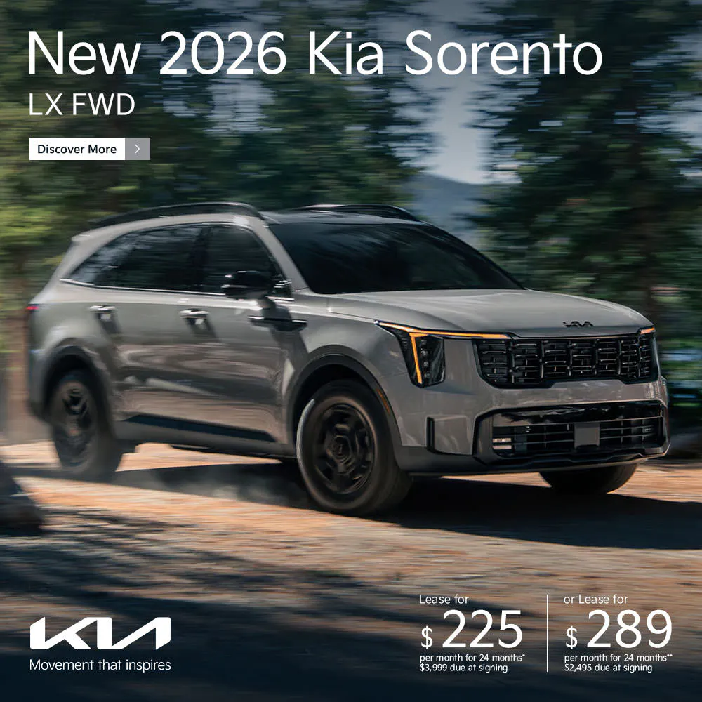 New 2026 Kia Sorento LX FWD | Diehl Kia of Massillon