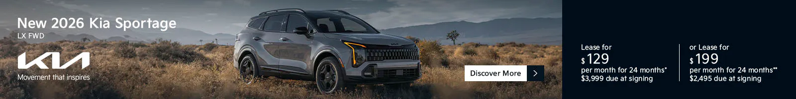 New 2026 Kia Sportage LX FWD