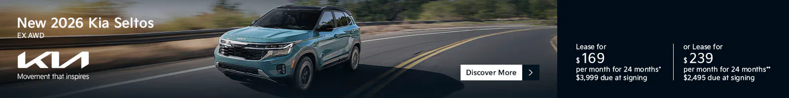 New 2026 Kia Seltos EX AWD