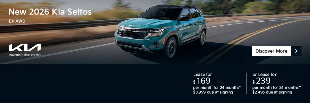 New 2026 Kia Seltos EX AWD | Diehl Kia of Massillon