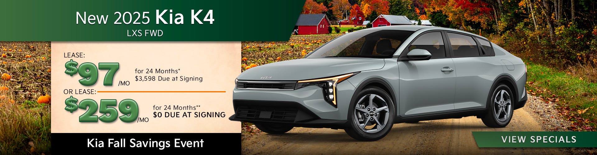 New 2025 Kia K4 LXS FWD