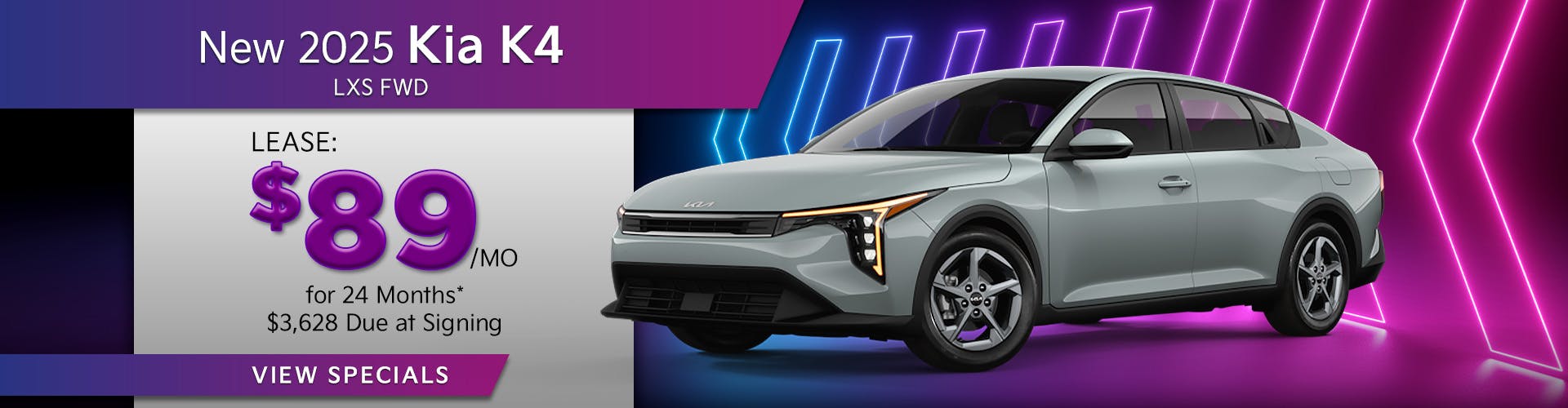 ​New 2025 Kia K4 LXS FWD