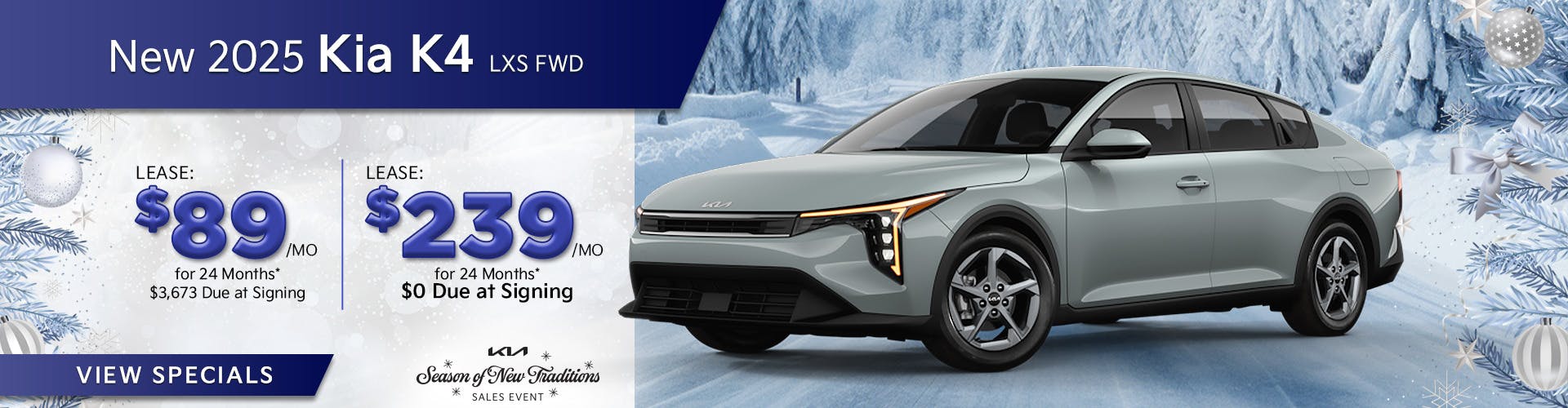 New 2025 Kia K4 LXS FWD