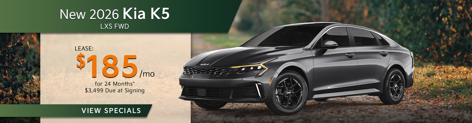 New 2026 Kia K5 LXS FWD
