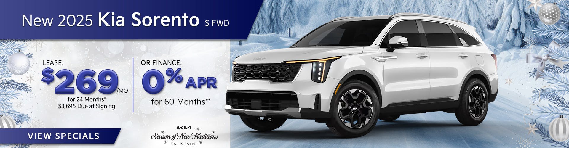 New 2025 Kia Sorento S FWD