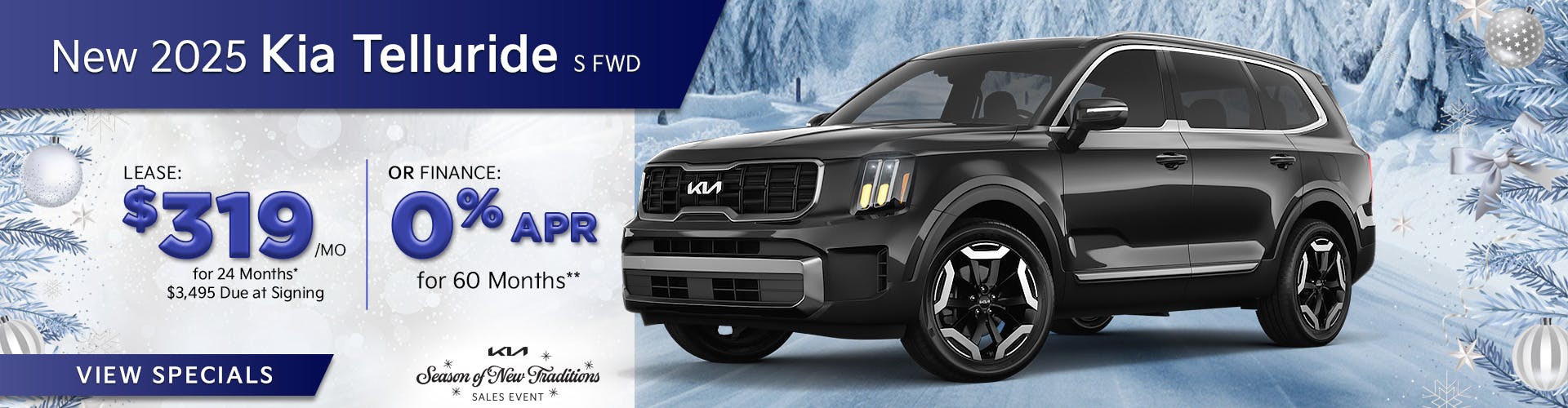 New 2025 Kia Telluride S AWD