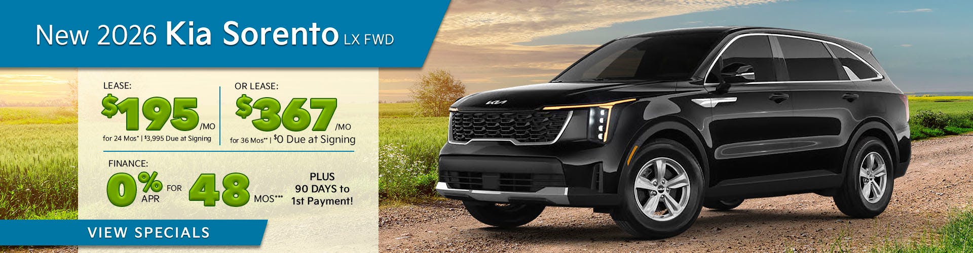 New 2026 Kia Sorento LX FWD