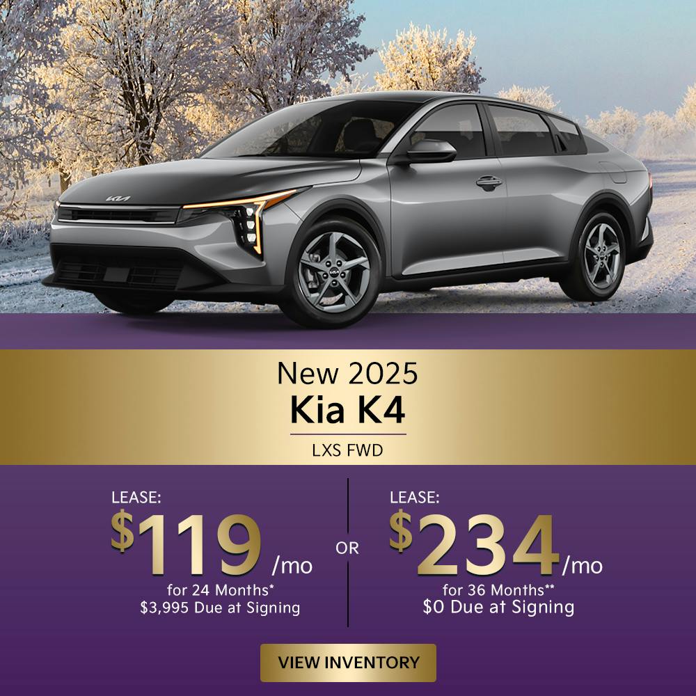 New 2025 Kia K4 LXS FWD