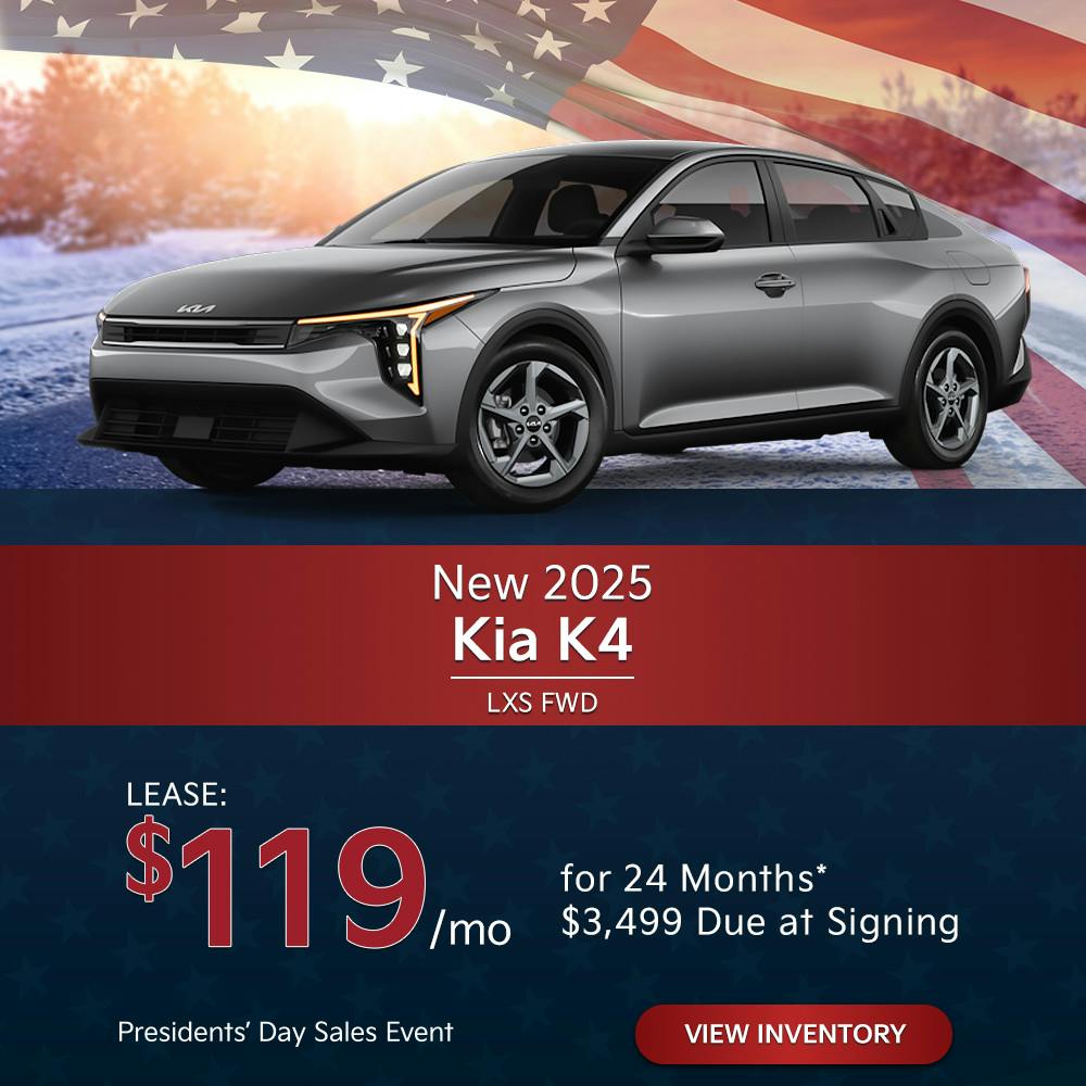 New 2025 Kia K4 LXS FWD