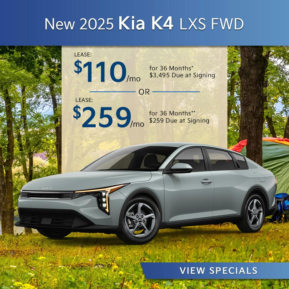 New 2025 Kia K4 LXS FWD