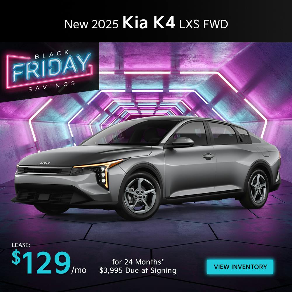 New 2025 Kia K4 LXS FWD