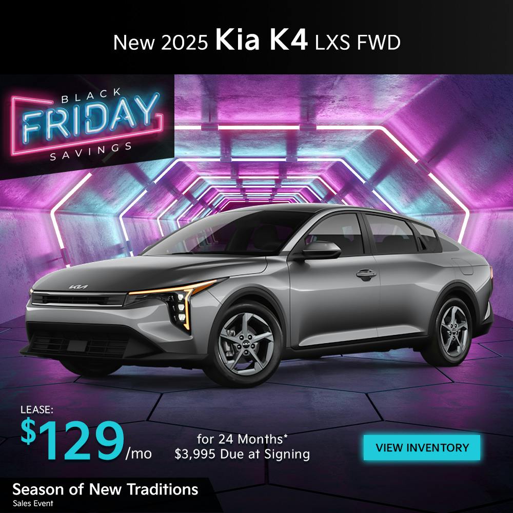 New 2025 Kia K4 LXS FWD