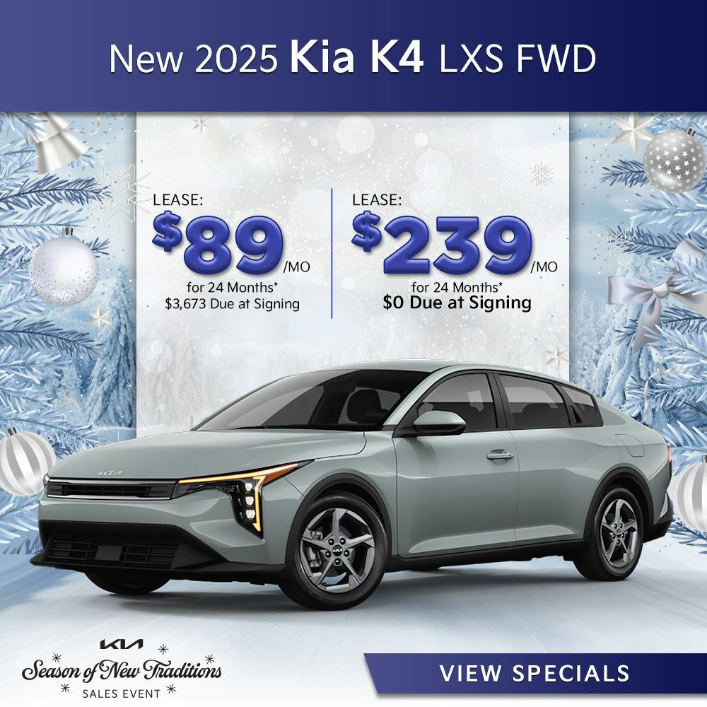 New 2025 Kia K4 LXS FWD