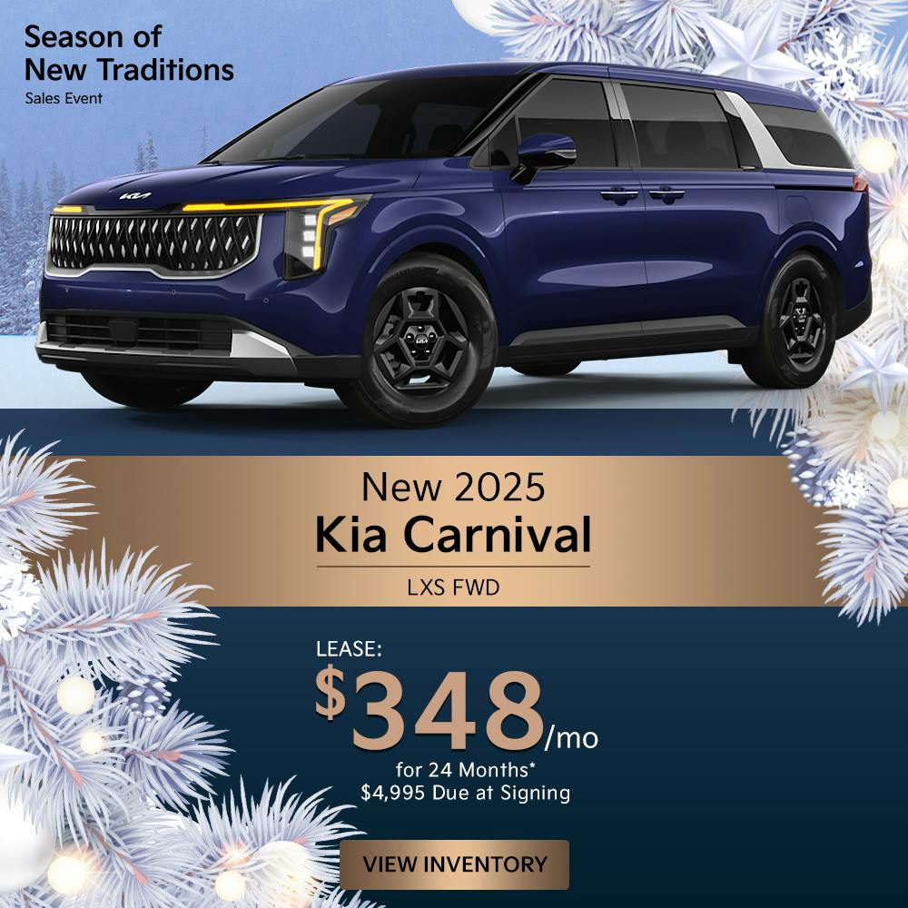 New 2025 Kia Carnival LXS FWD | Diehl Kia of Massillon