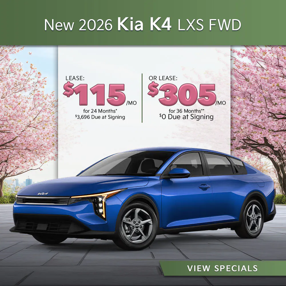 New 2026 Kia K4 LXS FWD