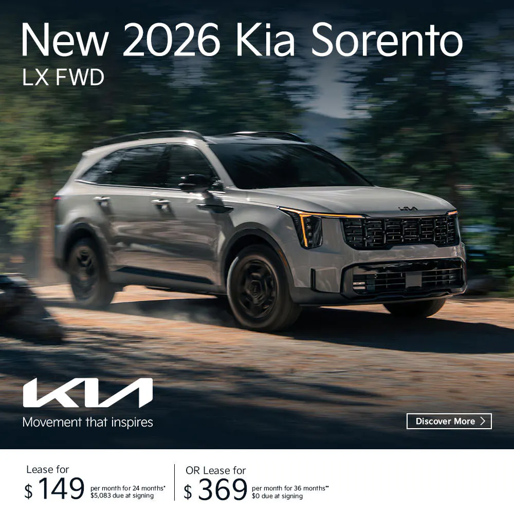 New 2026 Kia Sorento LX FWD