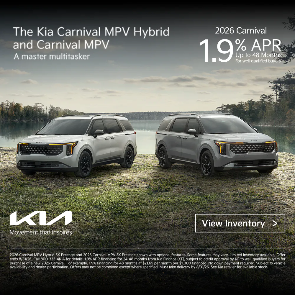 New 2026 Kia Carnival MPV