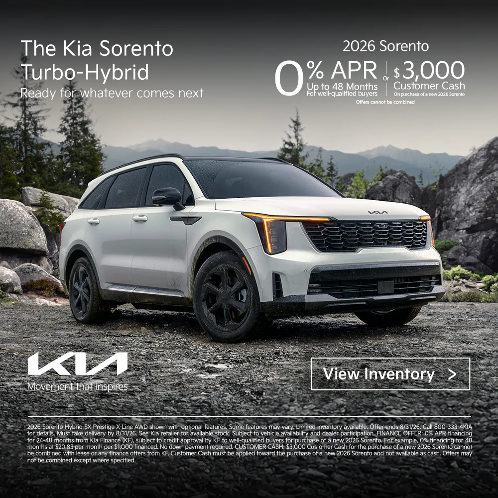 2026 Kia Sorento Turbo-Hybrid