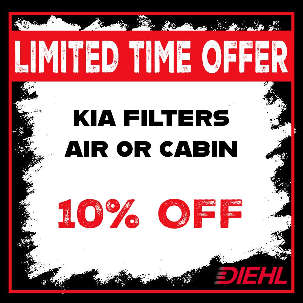 Air or Cabin Filter Savings | Diehl Kia of Massillon