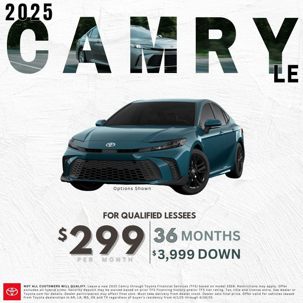 April 2025 GST Camry