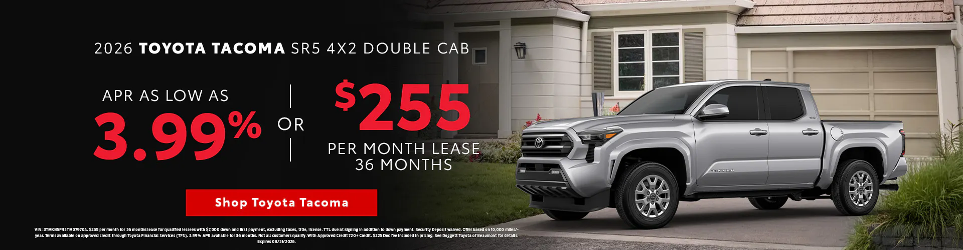 Tacoma 3.99% APR