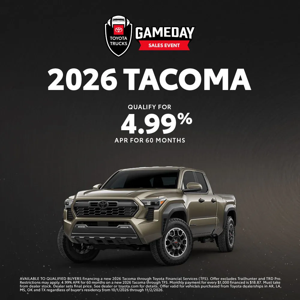 October 2026 GST Tacoma APR