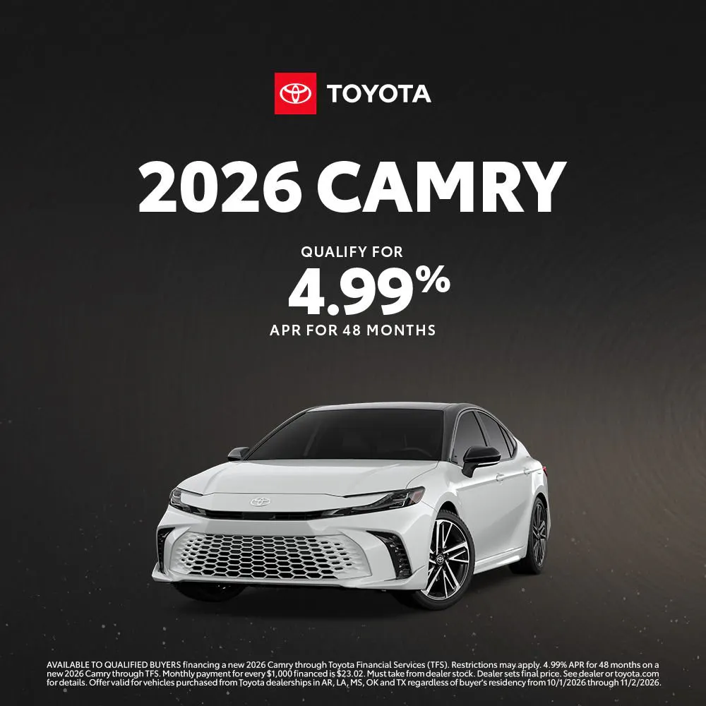 October 2026 GST Camry APR