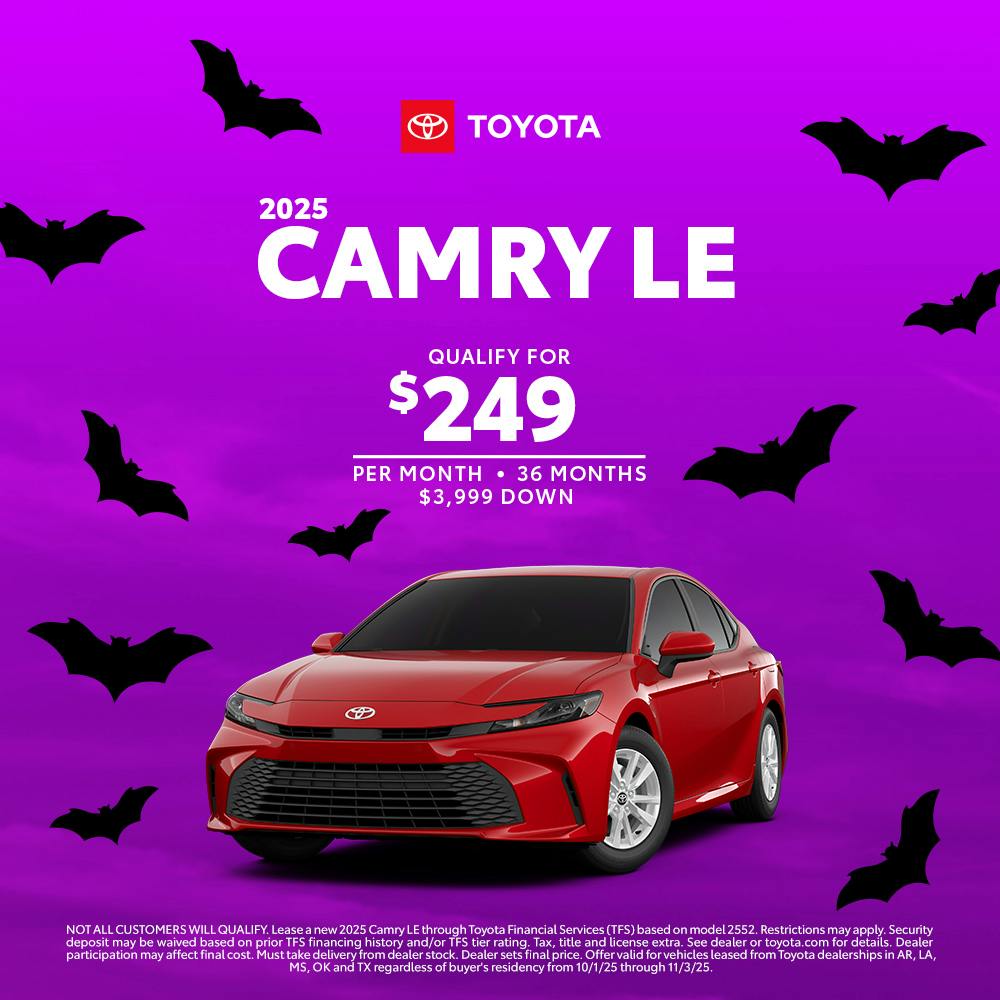 October 2025 GST Camry Lease