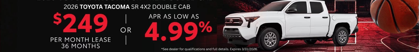 2026 Toyota Tacoma SRP