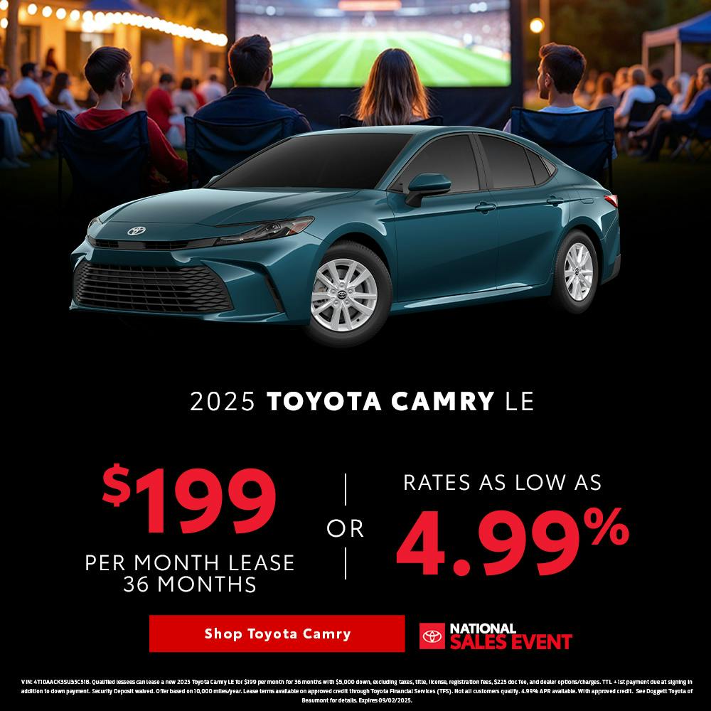 New 2025 Toyota Camry