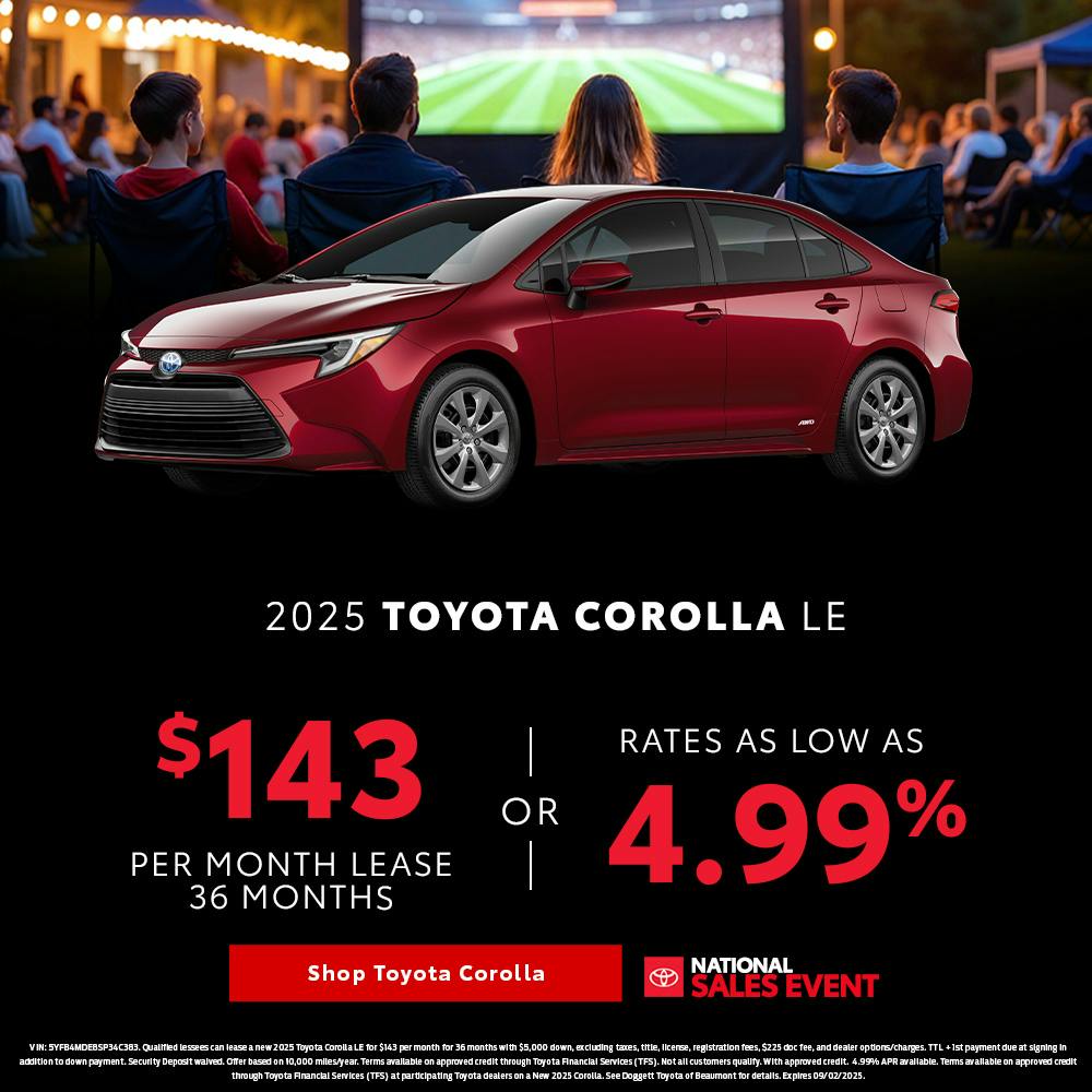 New 2025 Toyota Corolla