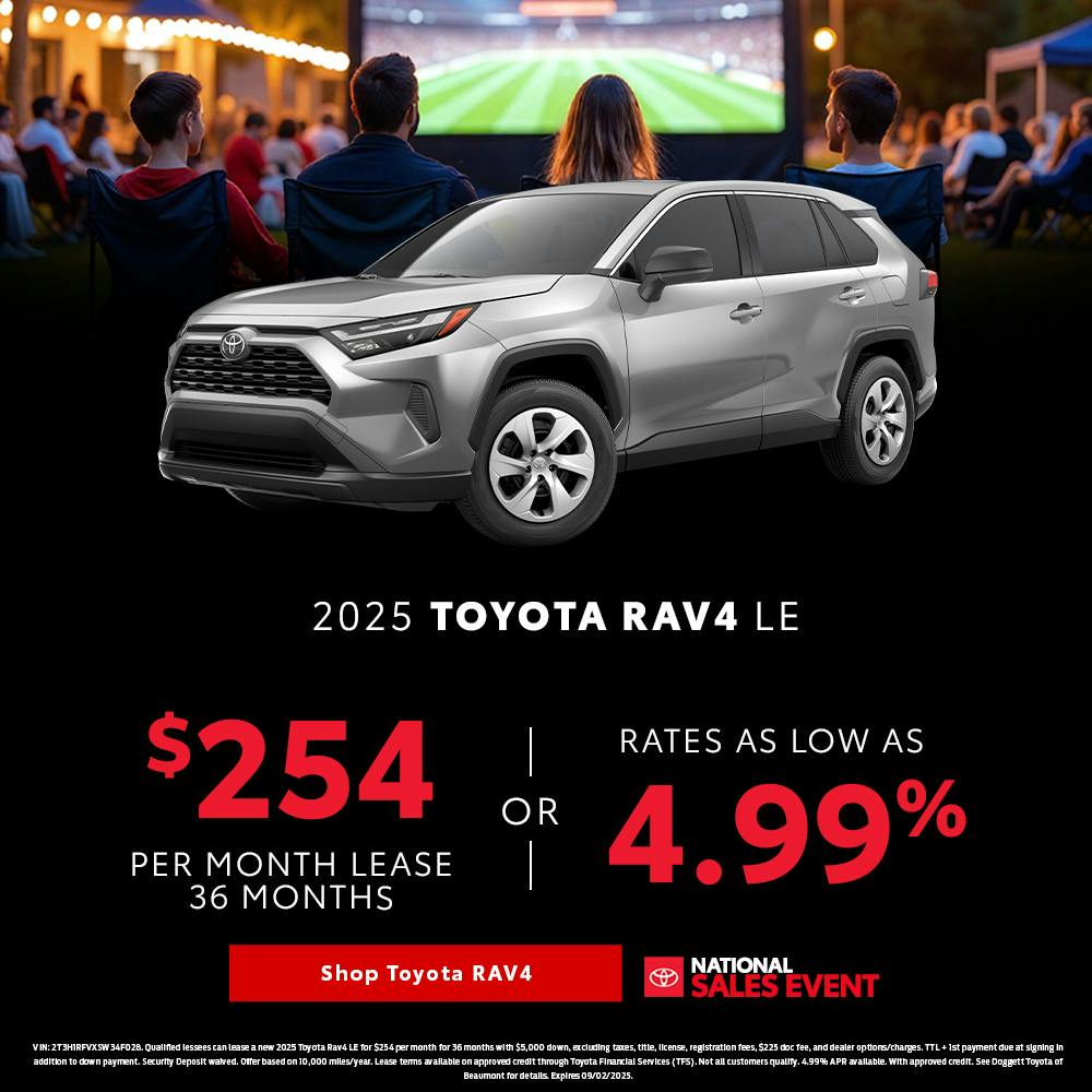 New 2025 Toyota RAV4