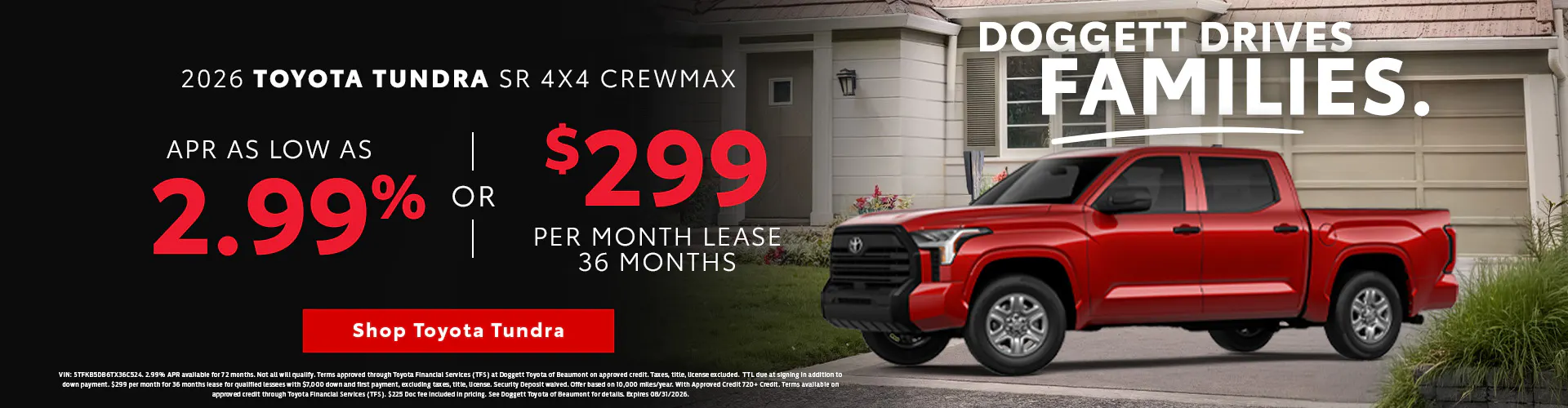 Tundra 2.99% APR