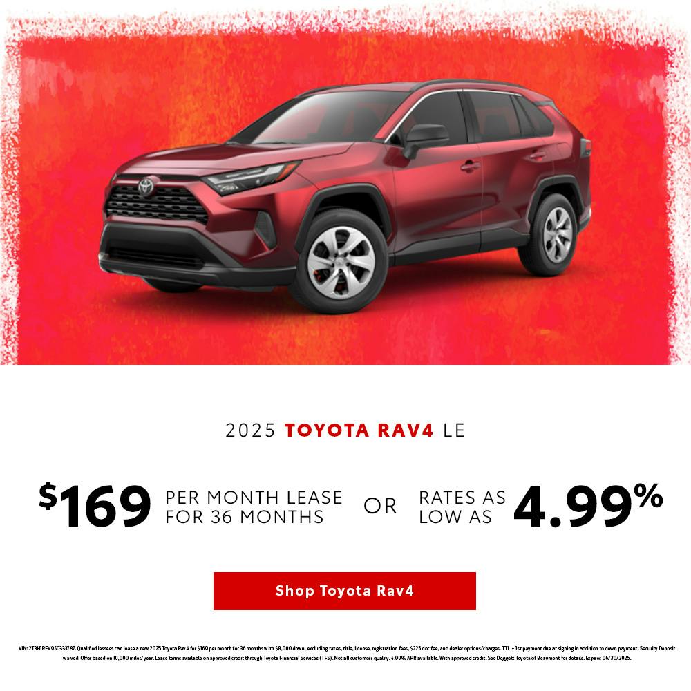 Rav4 LE June Offer