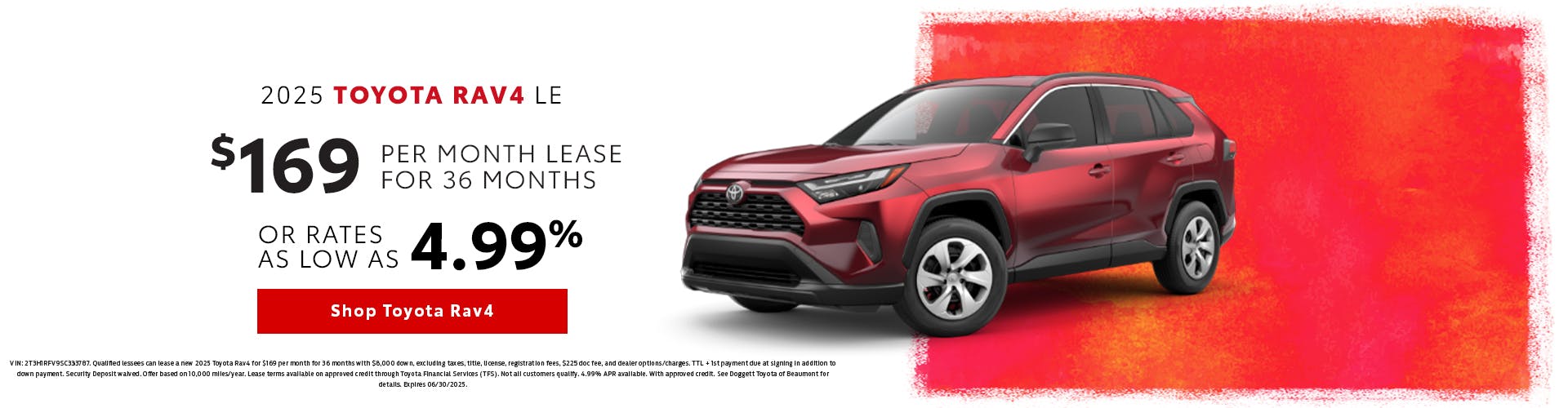 Rav4 LE June Offer