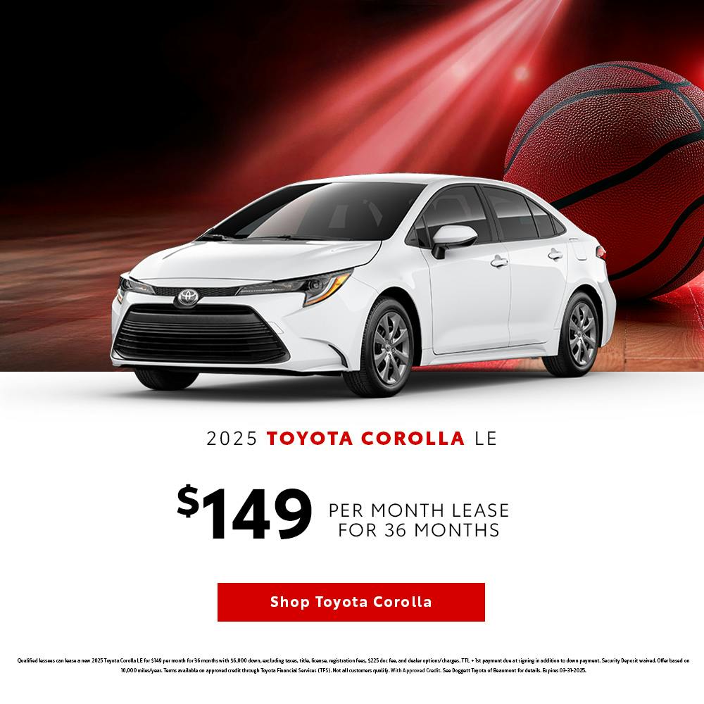 March 2025 GST Corolla