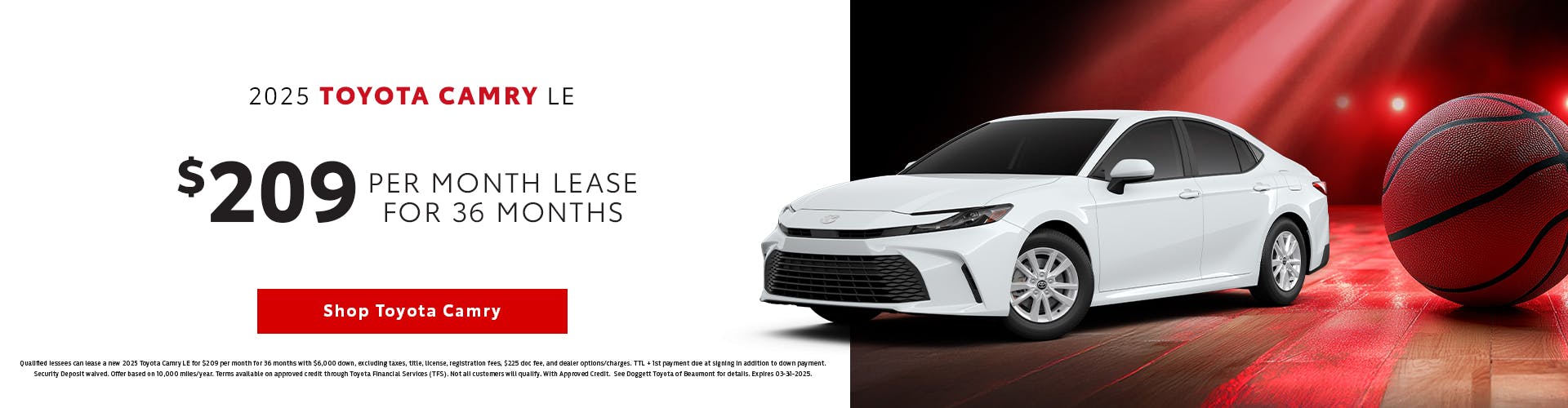 March 2025 GST Camry