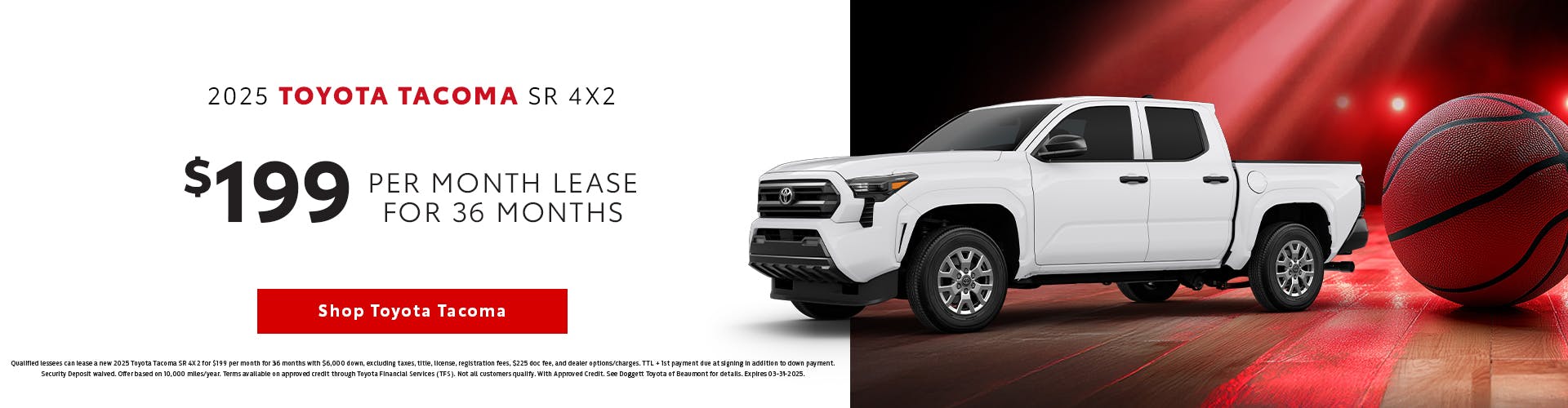 March 2025 GST Tacoma