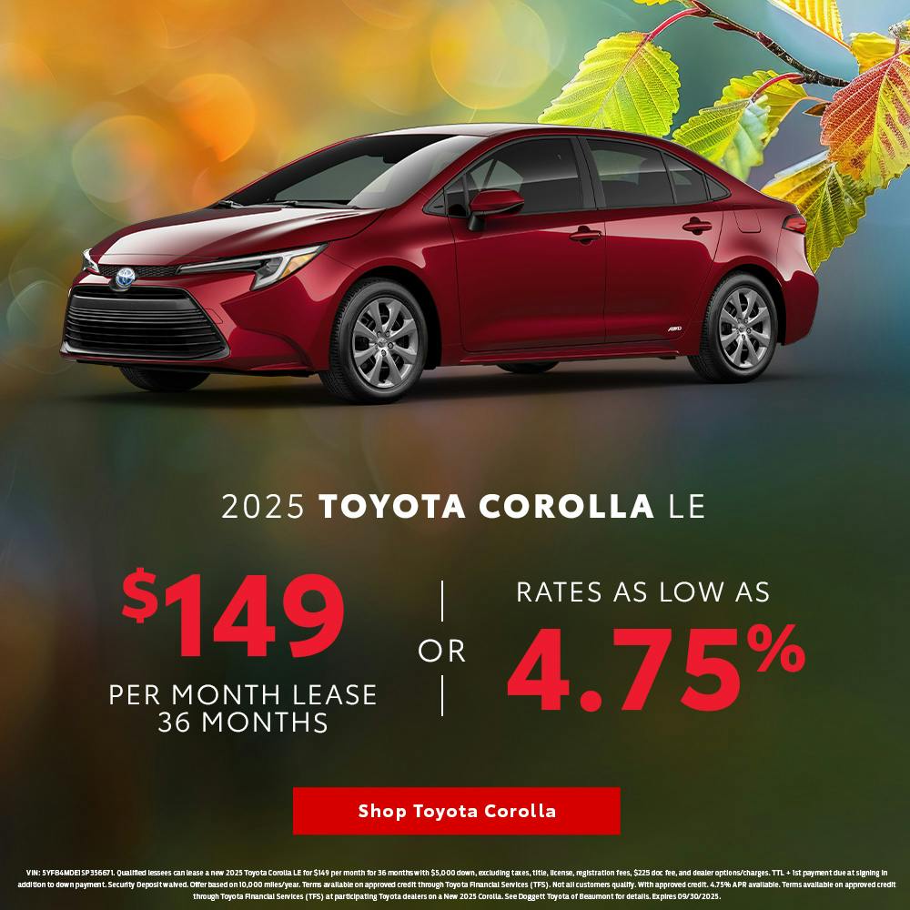 New 2025 Toyota Corolla
