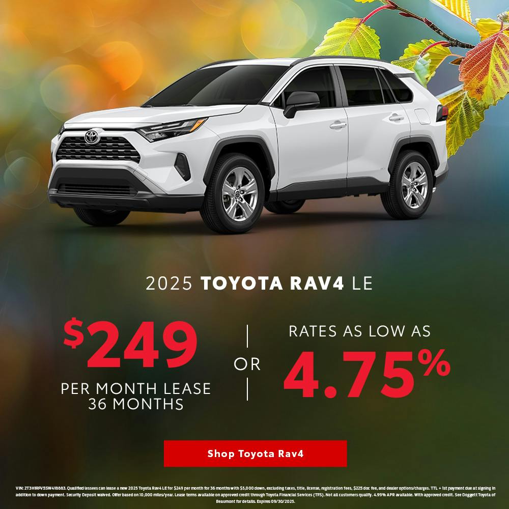 New 2025 Toyota RAV4