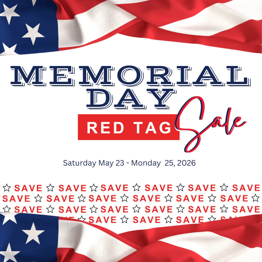 Memorial Day Red Tag Event
