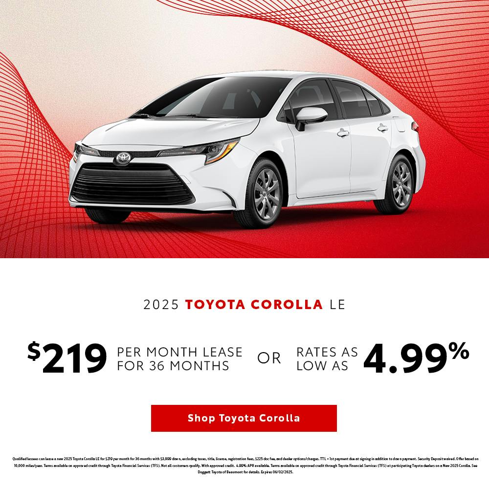 Toyota 2025 Corolla