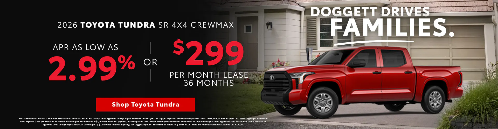 Tundra 2.99% APR