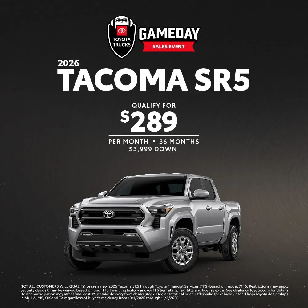 October 2026 GST Tacoma Lease