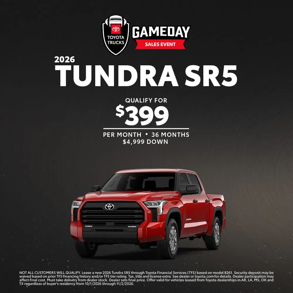 October 2026 GST Tundra Lease