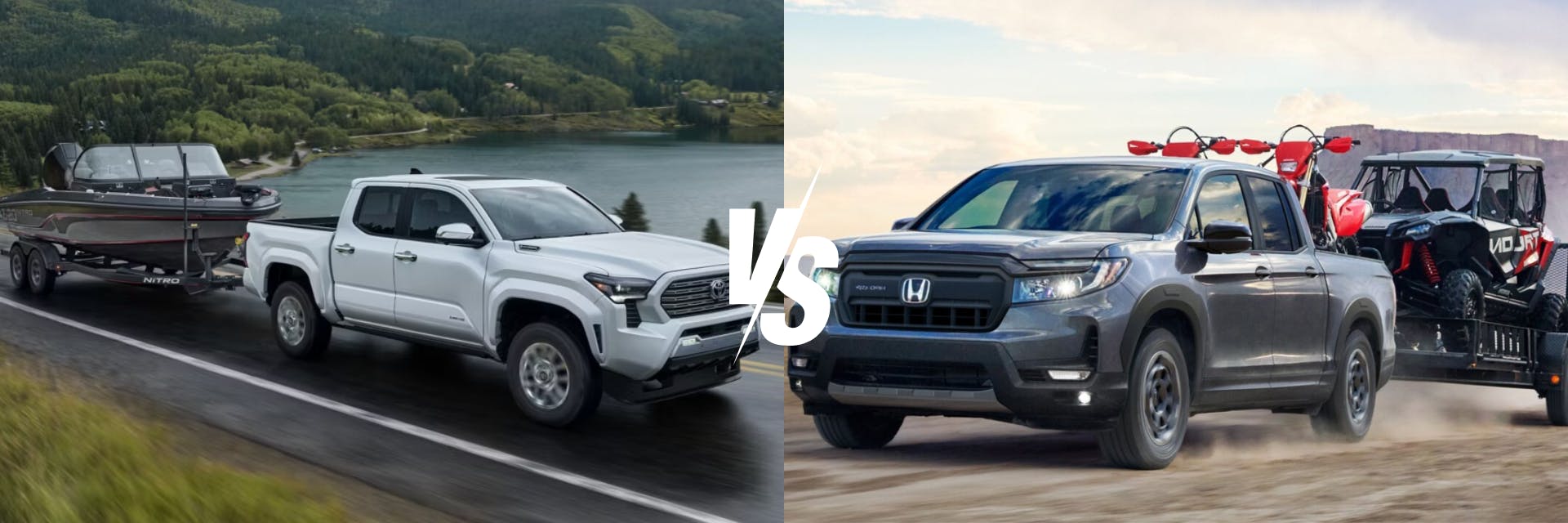 2024 Toyota Tacoma vs. 2025 Honda Ridgeline