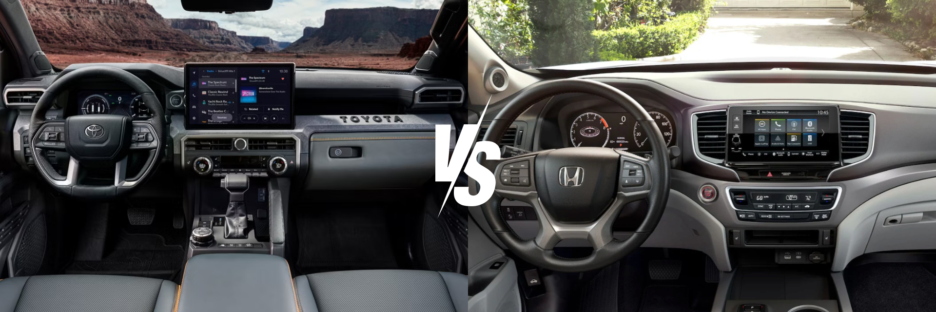 Compare Trucks: 2024 Tacoma vs. 2025 Ridgeline | Don McGill Toyota