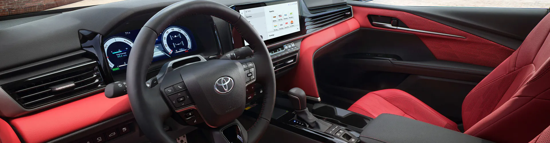 2026 Toyota Camry Infotainment and Steering Wheel