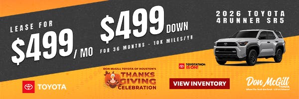 2026 4Runner SR5 4WD Toyotathon Sales Event | Don McGill Toyota